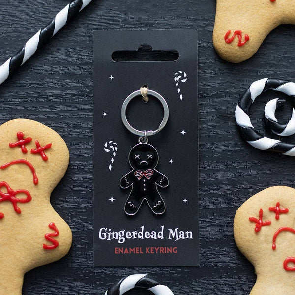 Porte-clés de Noël Gothique Bonhomme de Pain d'épice