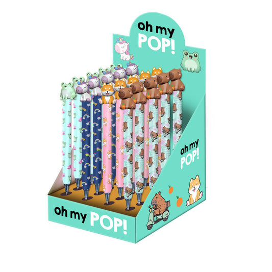 Oh My Pop Mix Display Box - 24 penne gel cancellabili