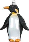 Adorno navideño pingüino emperador de cristal, 11 cm