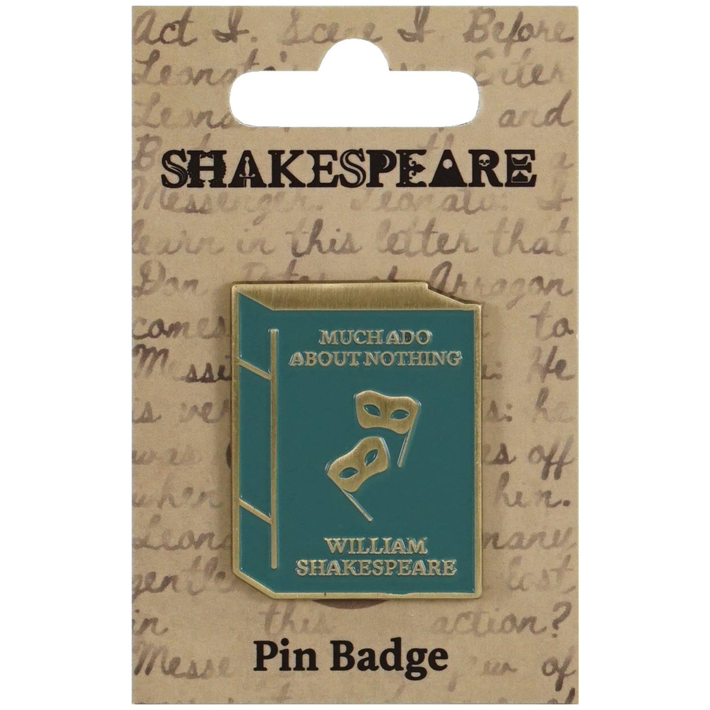 Broche - Shakespeare (Muito Barulho por Nada)