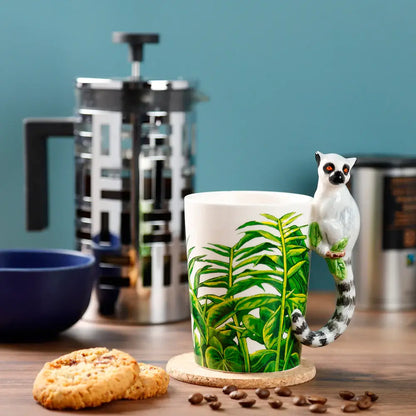 Mug Lemurien avec poignée 3D