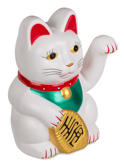 Chat Chanceux Classique Blanc – vue 12