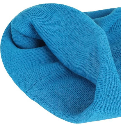 Bonnet côtelé bleu Sonic avec logo