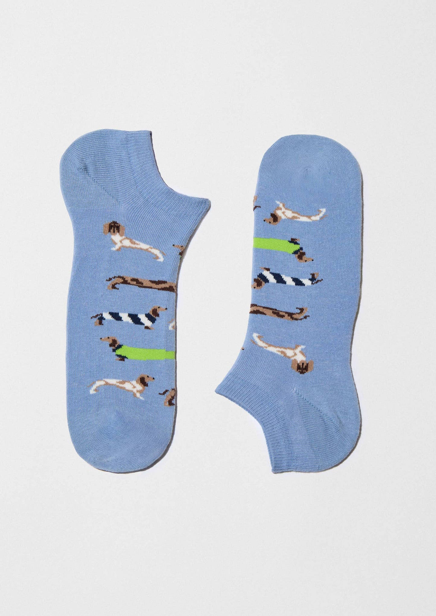 BESOCKS BePets Blue - 100% organic cotton ankle socks