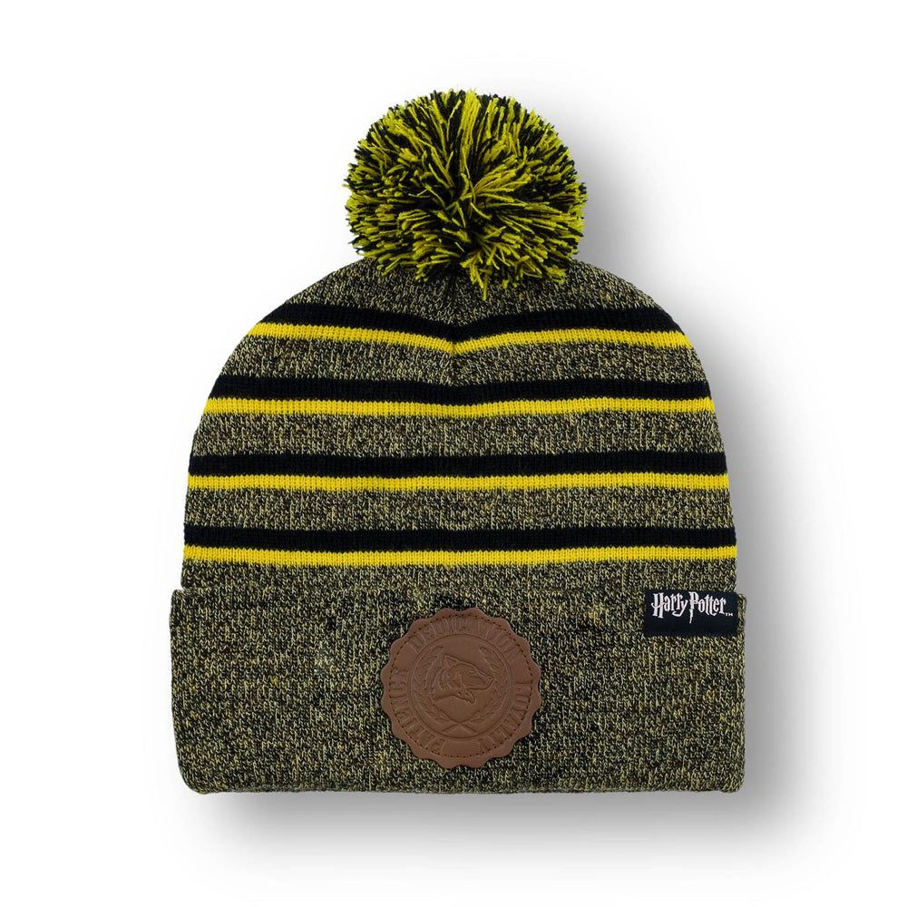Bonnet à pompon rayé Harry Potter Poufsouffle