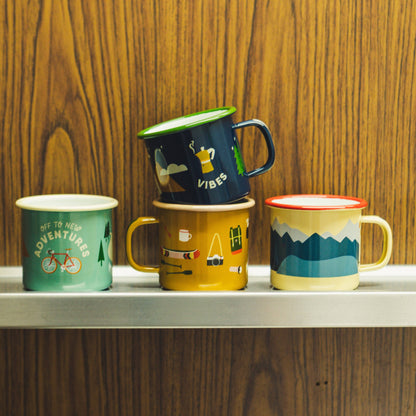 Enamel mug Mountains