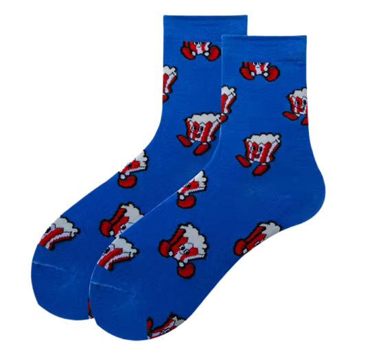 Happy Popcorn Socks