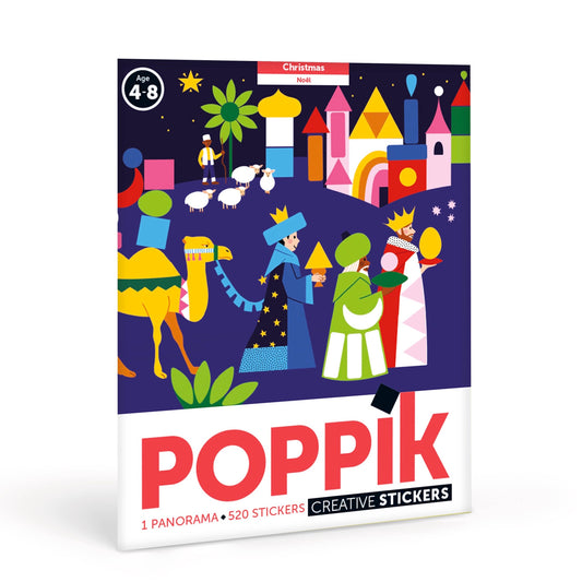 Kerst - Panoramische poster in stickerformaat 3+