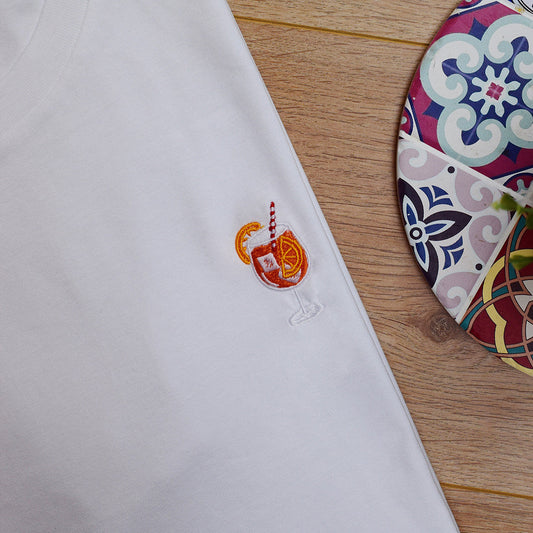 Apérol Spritz Embroidered T-Shirt