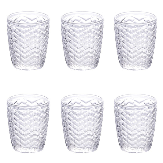 ツイスト タンブラー 295ml 透明 6個セット - 5900635