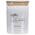 VICTIONARY COFFEE JAR GLASS BAMBOO 1L - 5906965