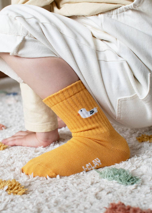 Calcetines infantiles con forma de gaviota