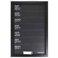 VICTIONARY BLACKBOARD WITH CHALKS 40X60 CM - 5917371