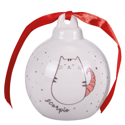 セラミック製クリスマスボール、オロスコキャッツ・蠍座