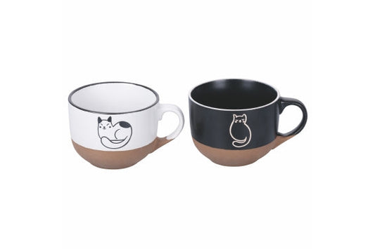MIAO B/N ジャンボマグカップ2個セット 490 ML - 5918546