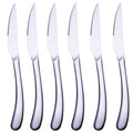 MONTECARLO SET 6 STEAK KNIVES SILVER POLISHED - 5918604