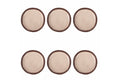 BRITTANY TERRA SET 6 PCS FLAT PLATE - 5918725