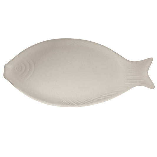KOS FISH PLATE OVAL WHITE 37CM - 5918763