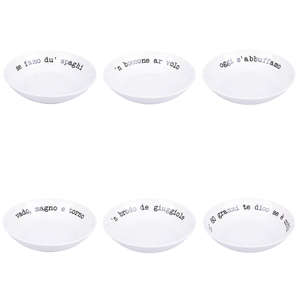 SOUP PLATE SPHERE 6 ASSORTED - 5919056