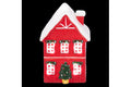 XMAS CERAMIC HOUSE   LED 9*7*16 CM - 5919100