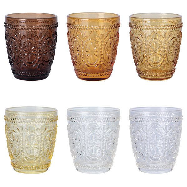 IMPERIAL SHADES OF CHOCOLATE GLASSES SET 6 PCS - 5920864