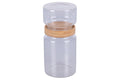 HIGH BOROSILICATE GLASS JARS / BAMBOO LID - 5921299