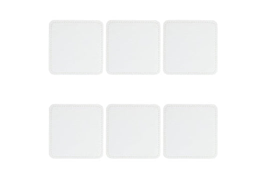 HORECA SET 6 COASTER WHITE 10X10CM - 5921714
