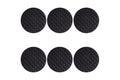 HORECA SET 6 BLACK WOVEN COASTERS D10CM - 5921715