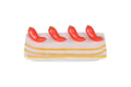 FRUIT LIFE SAUCER DECOR. 15X8,5CM CHILI - 5921858