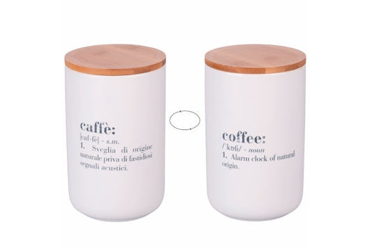 VICTIONARY CAFFE COFFEE DOUBLE FACES W BAMBOO LID  - 5921884