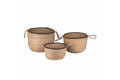 NATURAL SET OF 3 FIBER BASKETS - 5921926