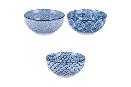 CONFUSION BLUE MEDIUM BOWL 680ML 3ASS. - 5922460