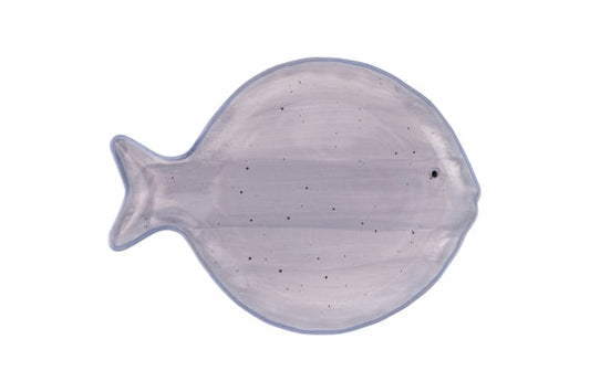 KOS FISH PLATE GRAY 25,3X19CM - 5922493
