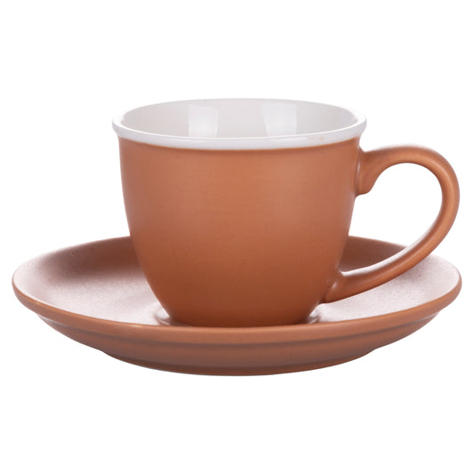 FORMA SET 6 CUPS 100ML W/SAUCER DULCE DE LECHE  - 5922664