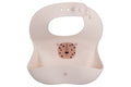SMALL VDE SILICONE BIB LEOPARD - 5923160