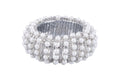 SILVER/PEARL ROUND NAPKIN RING - 5923223