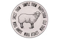FARM DINNER PLATE SHEEP - 5923358