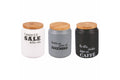 IDEA SET OF 3 900ML JARS W/BAMBOO LID - 5923437