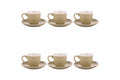FORMA SET 6 COFFEE CUPS 100ML W/SAUCER CEDRO PEDRO - 5923497