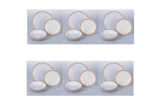 BISTROT DINNER SET 18PCS WHITE- 5923726