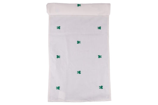 XMAS FIOCCHI RUNNER 175X40CM CREAM/GREEN - 5924469