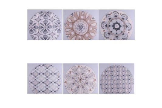 BOHEMIAN PLACEMAT CRESCENT 6 ASS - 5924610