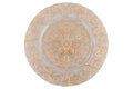 GOLD BAROQUE GLASS UNDERPLATE 33CM - 5924949