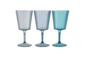 UNICO GOBLET PS 400ML SH BLUE 3ASS - 5925007