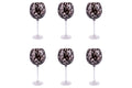 JAMILA SET 6 COCKTAIL GLASSES 515ML TRANSP.BLACK - 5925103