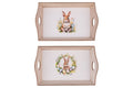I PASQUALINI MINI TRAY 23.5X15X4.5CM 2ASS - 5926651