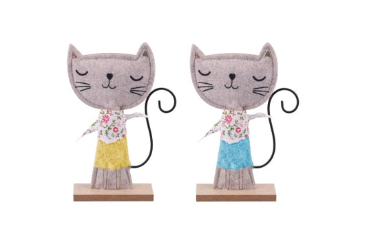 MIAO 猫 デコラティブフェルト 14.5X20CM 2アソート - 5926660
