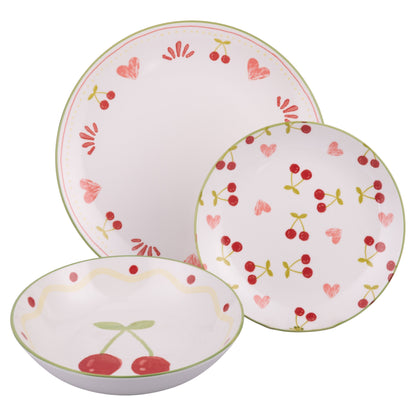 CHERRY HEART TABLE 18PCS - 5926667