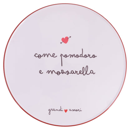GRANDI AMORI PIZZA PLATE D33.5CM 6 ASS - 5927453