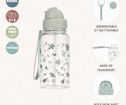 Plastic Bottle Leaves Sage Color